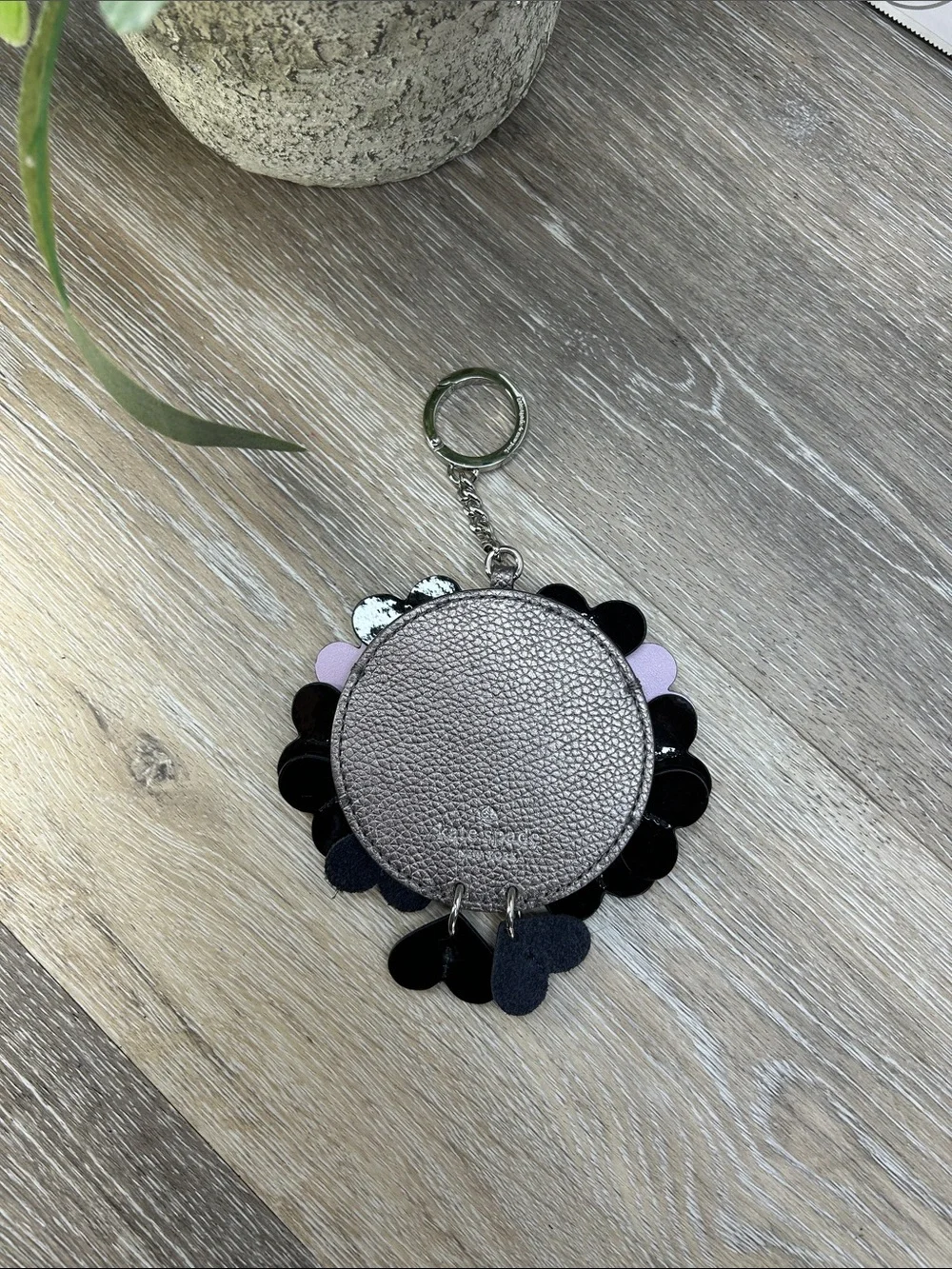 Kate spade Stylish Owl Keychain - Pink & Black